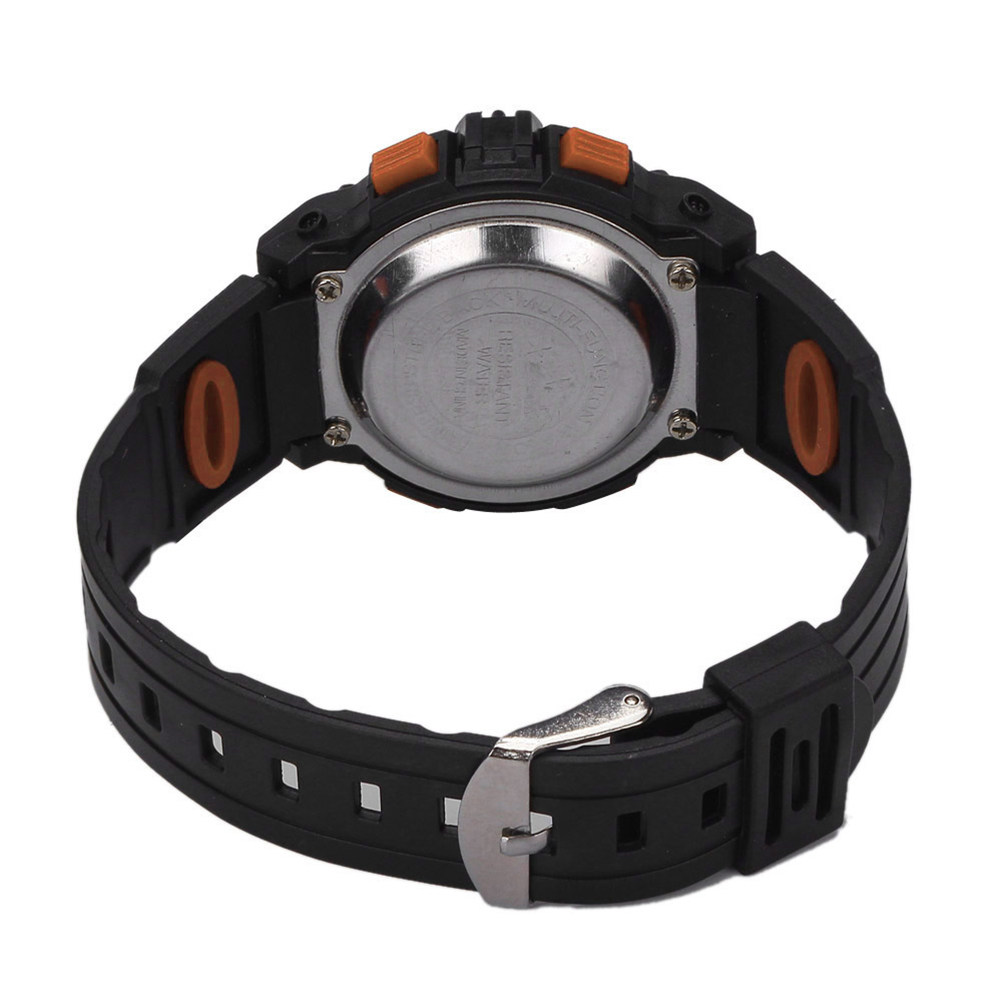 Luxury Watch White - Montre électronique pour enfants, multifonctionnelle, étanche,
