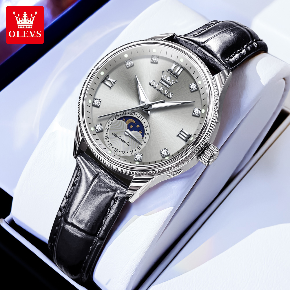 Luxury Watch Moon Phase - OLEVS Phase de lune mode femmes