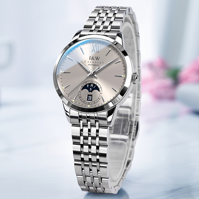 Luxury Watch Moon Phase - CARNIVAL série haut de gamme IW
