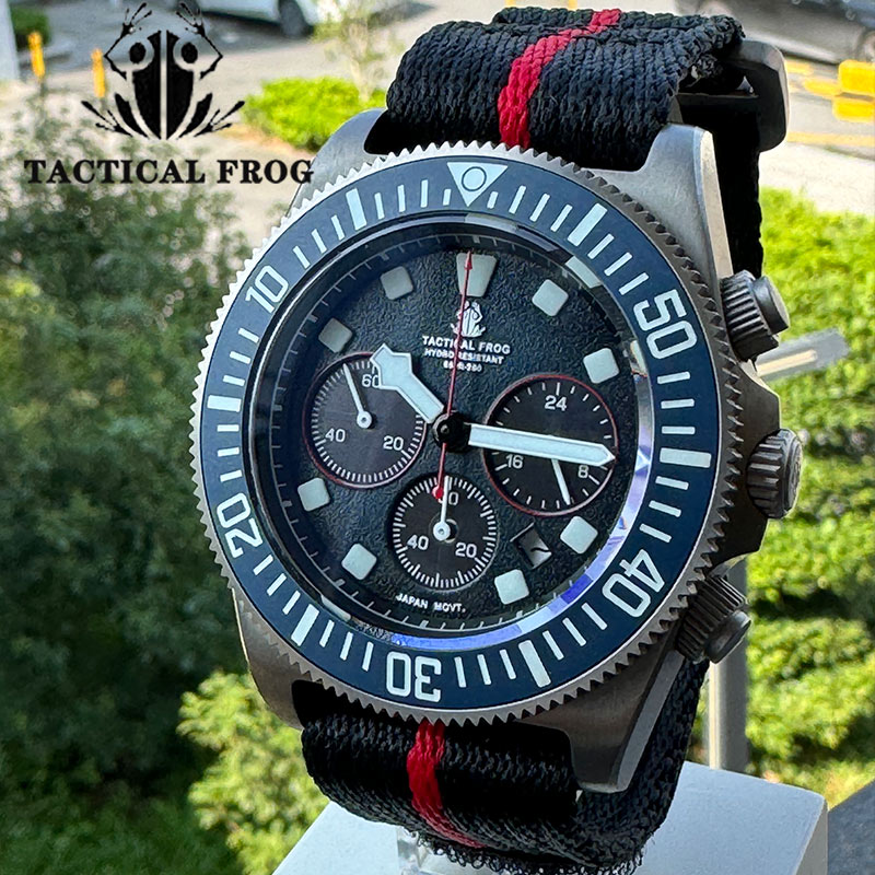 Titanium Sport Watch - DulFrog-Montre de plongée en titane FXwiches