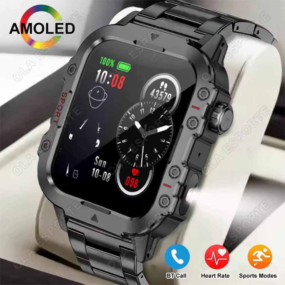 Titanium Sport Watch - Nouvelle montre connectée LED pour homme,