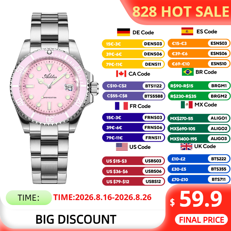 Luxury Quartz Watch Brands - ADDIES – montre étanche pour femmes,