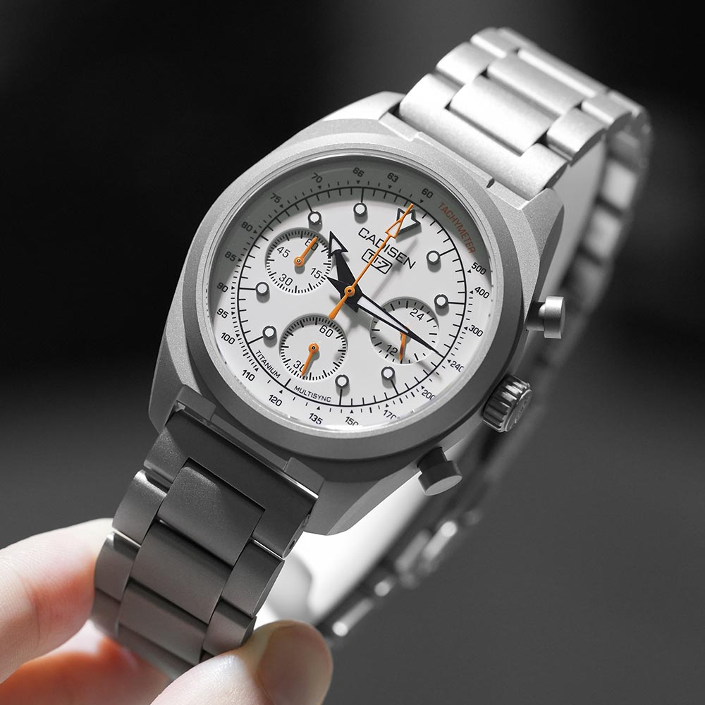 Titanium Sport Watch - Montre homme CADISEN TI-7 MULTISYNC, bracelet