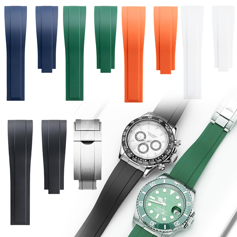 Luxury Watch Engraving - Bracelet de montre en caoutchouc de