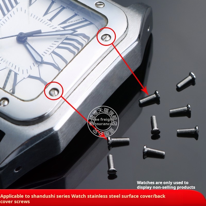 Luxury Watch Engraving - Vis en acier inoxydable massif pour