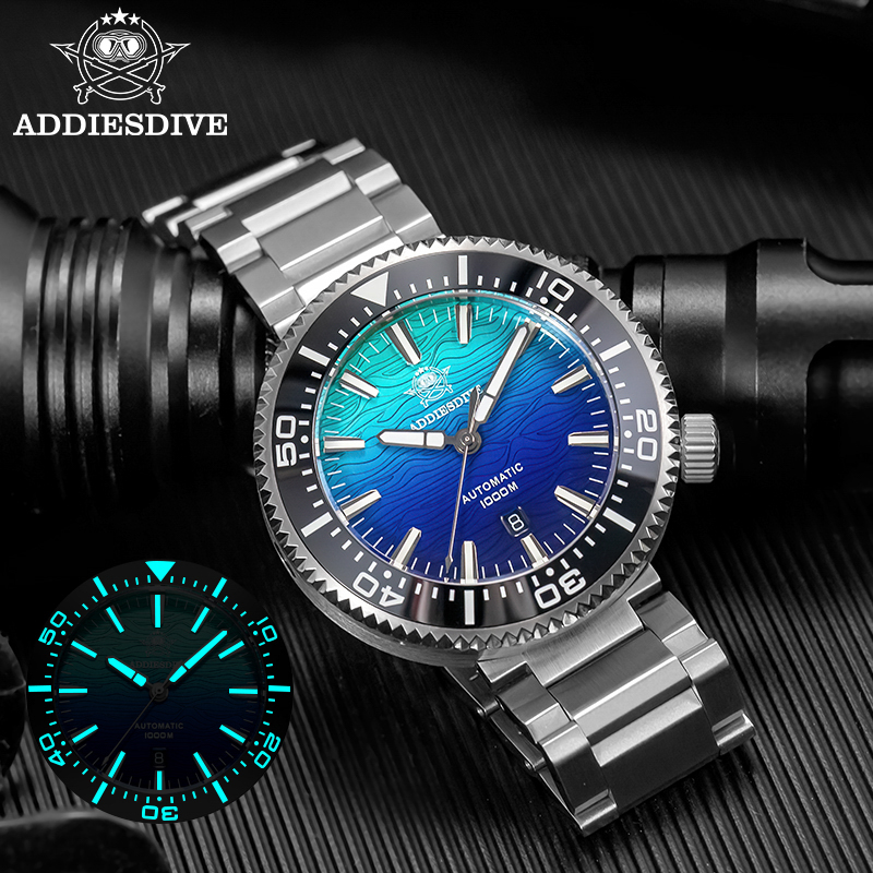 Luxury Watch Makes - ADDIESDIVE AD2526 Montre homme 100 bar,