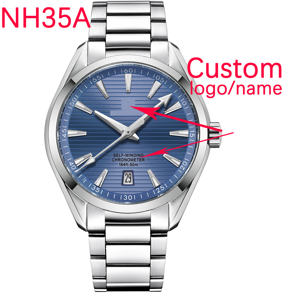 Luxury Watch Uk - Luxe NH35 Movt Logo personnalisé 41mm
