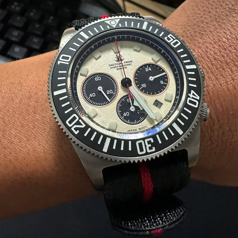 Titanium Sport Watch - Montre de plongée tactique Frog FXD