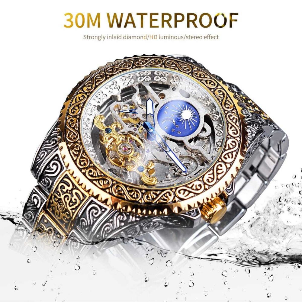 Montre mécanique squelette ent - Luxury Watch Engraving avis et prix