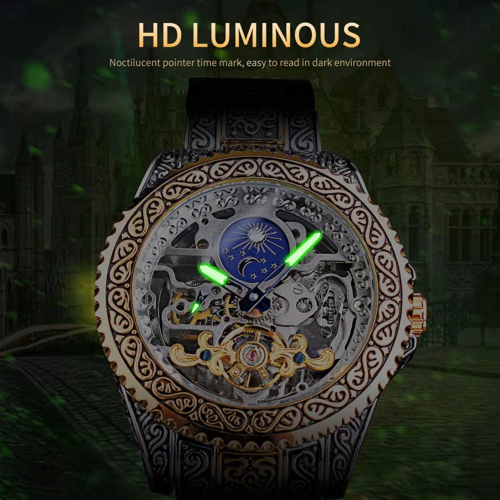 Montre mécanique squelette ent - Luxury Watch Engraving avis et prix