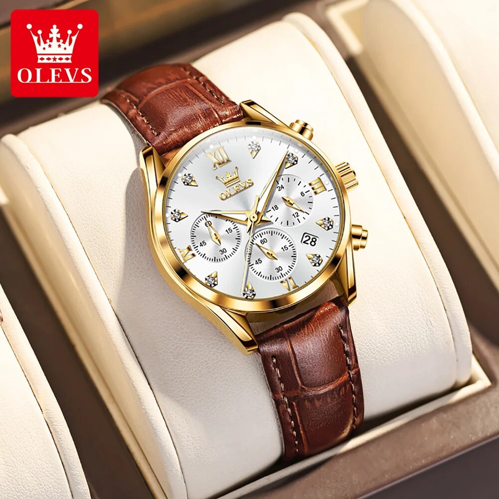 OLEVS-Montre-bracelet à quartz - Luxury Watch Girl avis et prix