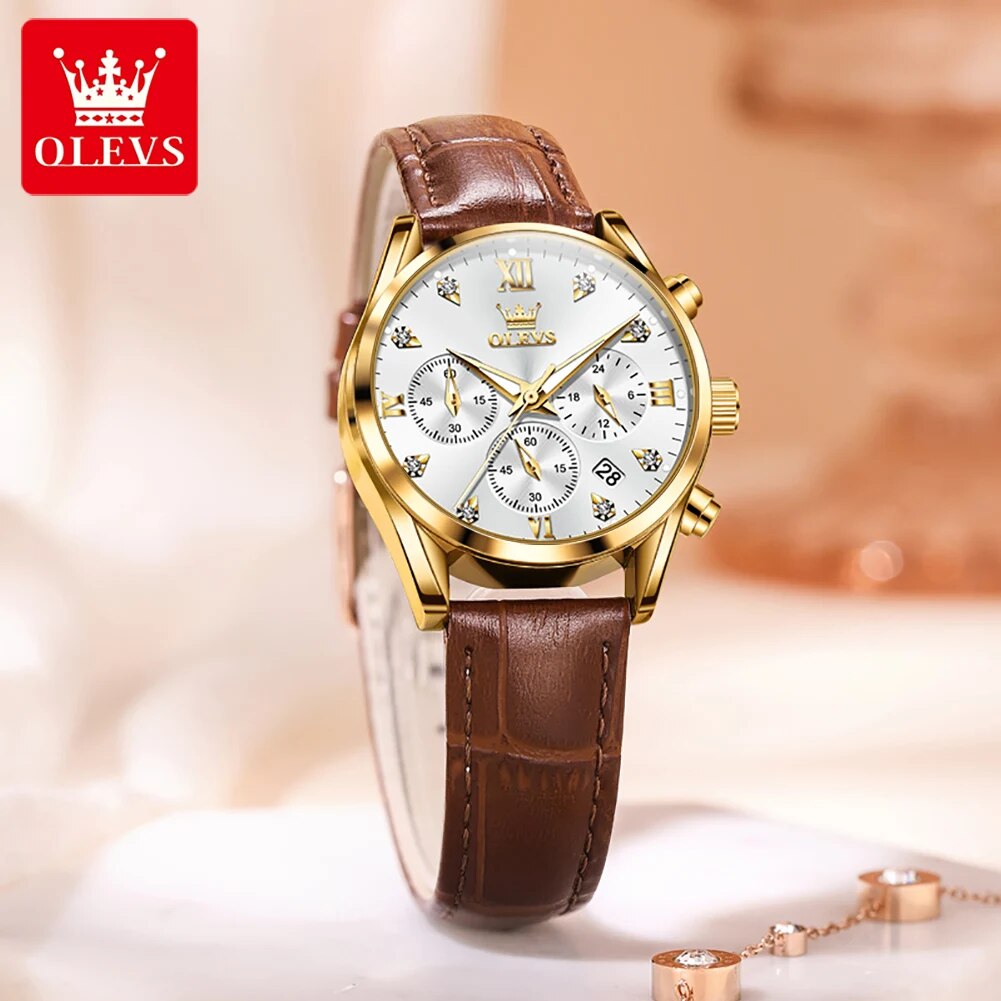 OLEVS-Montre-bracelet à quartz - Luxury Watch Girl avis et prix