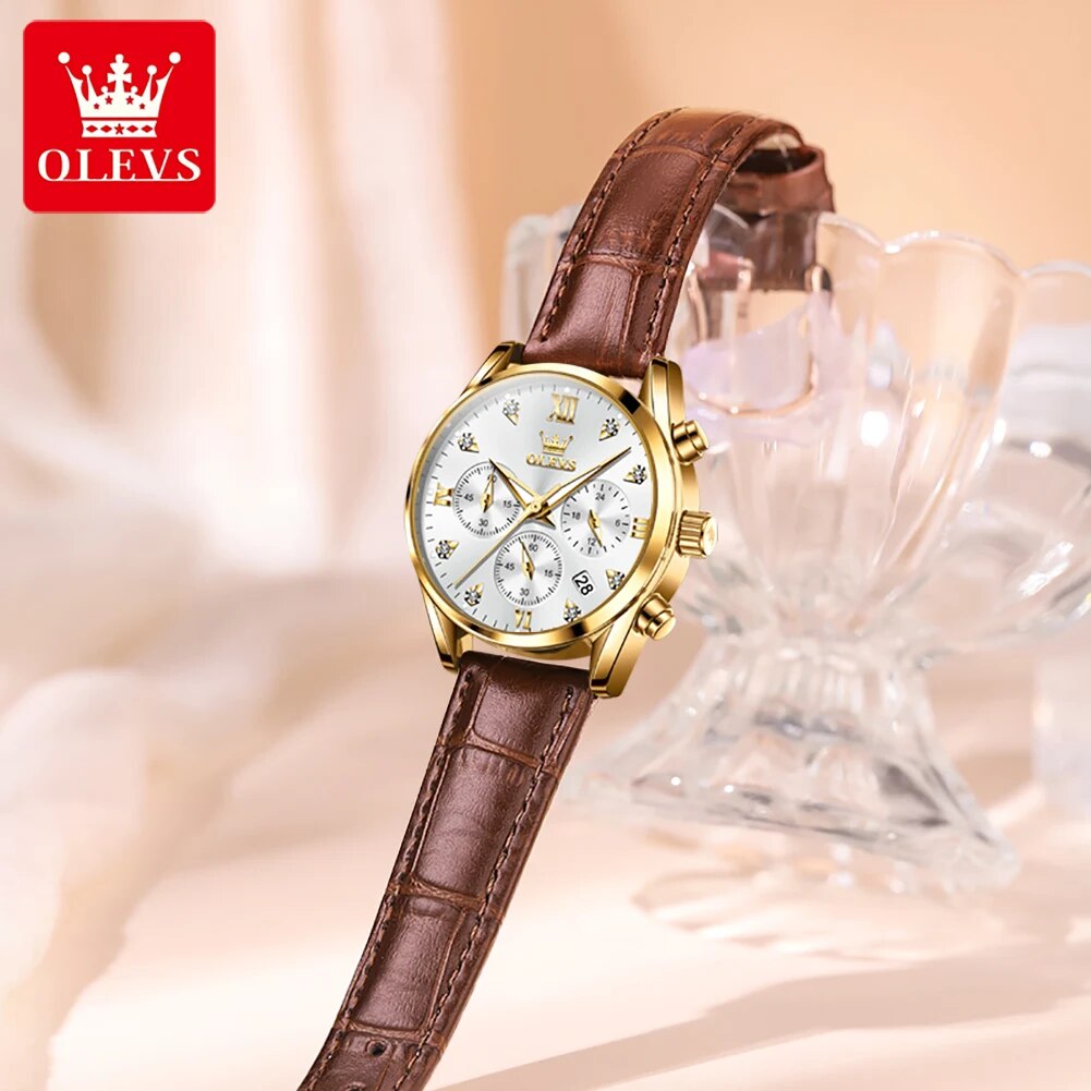 OLEVS-Montre-bracelet à quartz - Luxury Watch Girl avis et prix