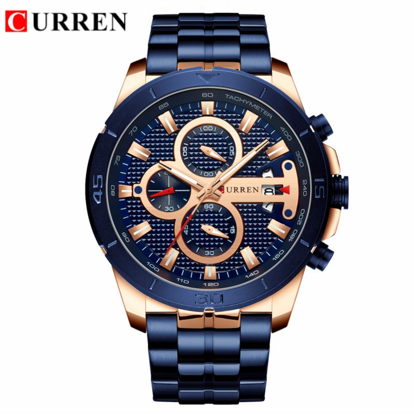 Montre CURREN pour homme, chro - Luxury Quartz Watch Brands avis et prix