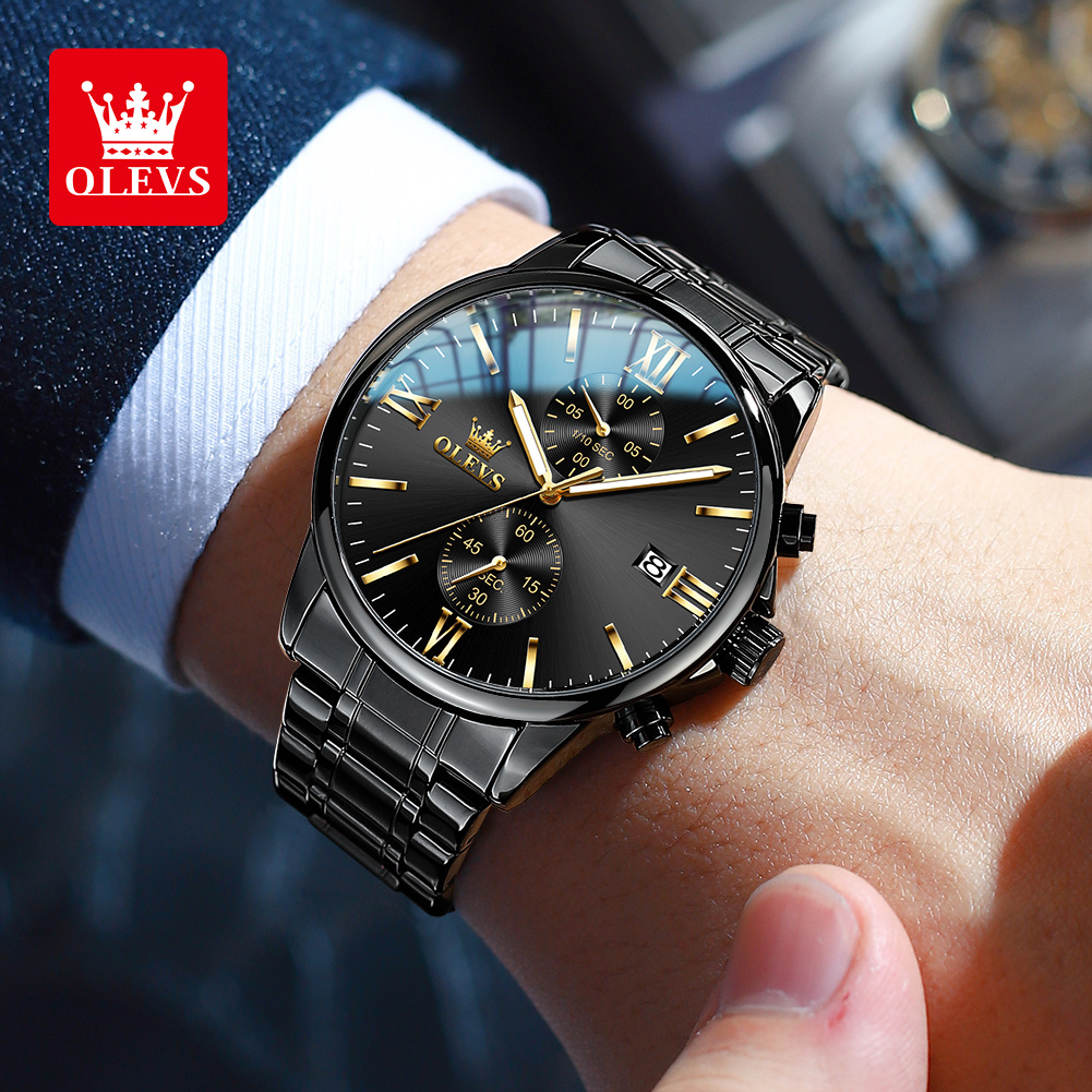 OLEVS 2886 montre à Quartz noi - Luxury Watch Manufacturers avis et prix