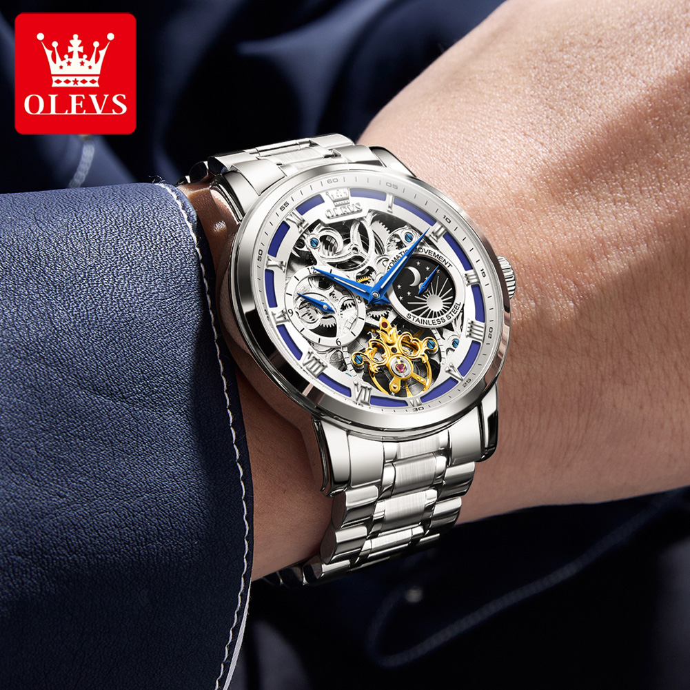 Montre homme OLEVS 6670 origin - Luxury Watch Moon Phase avis et prix