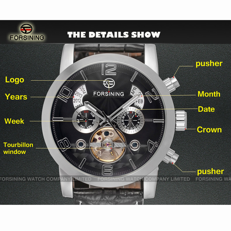 Forsining mode mécanique homme - Regulator Display Watch avis et prix