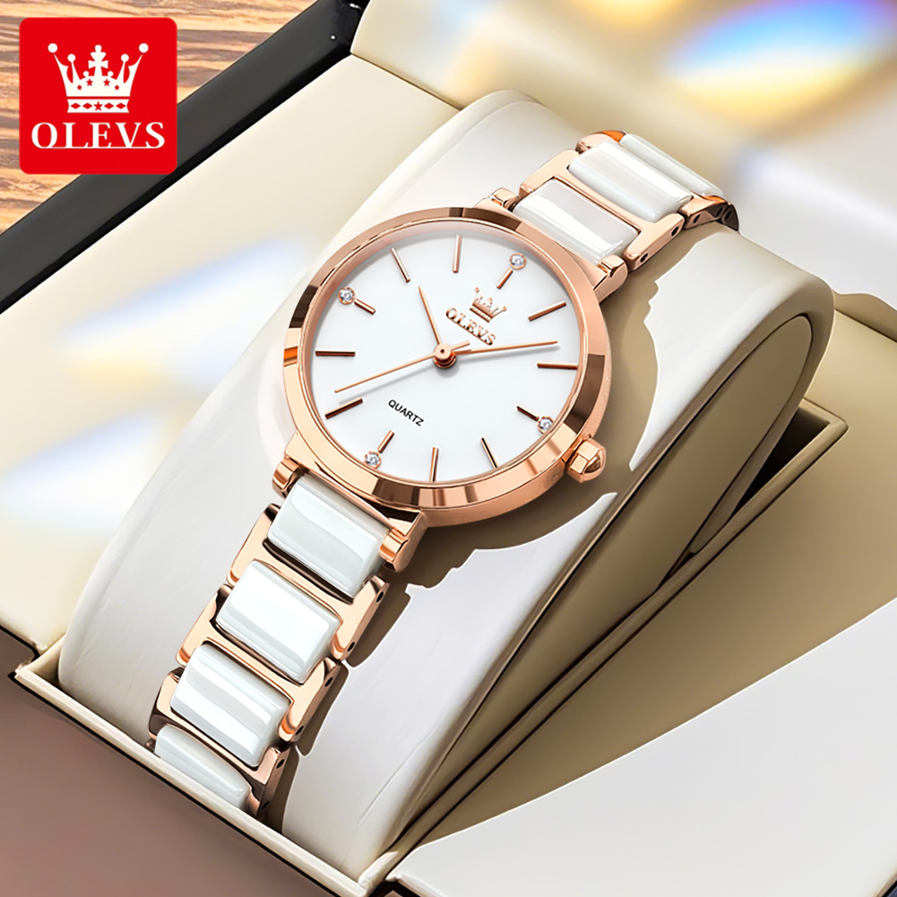 OLEVS femmes montre 5877 luxe  - Luxury Watch Travel Case avis et prix