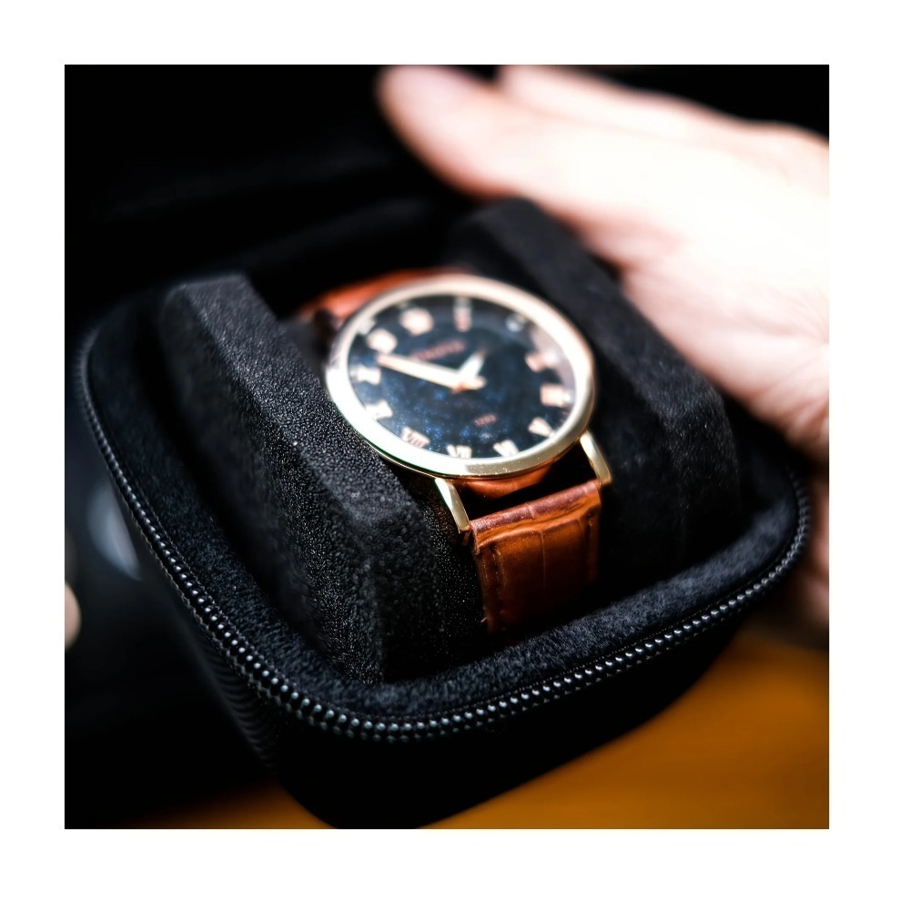 Boîte de rangement noire pour  - Luxury Watch Travel Case avis et prix