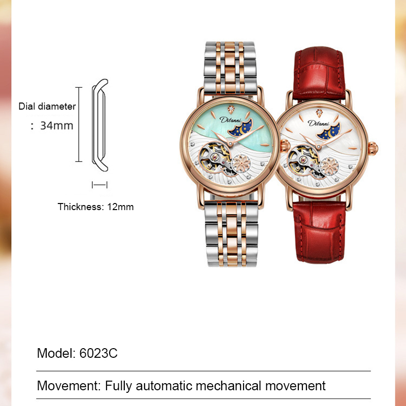 Montres mécaniques automatique - Luxury Watch Moon Phase avis et prix