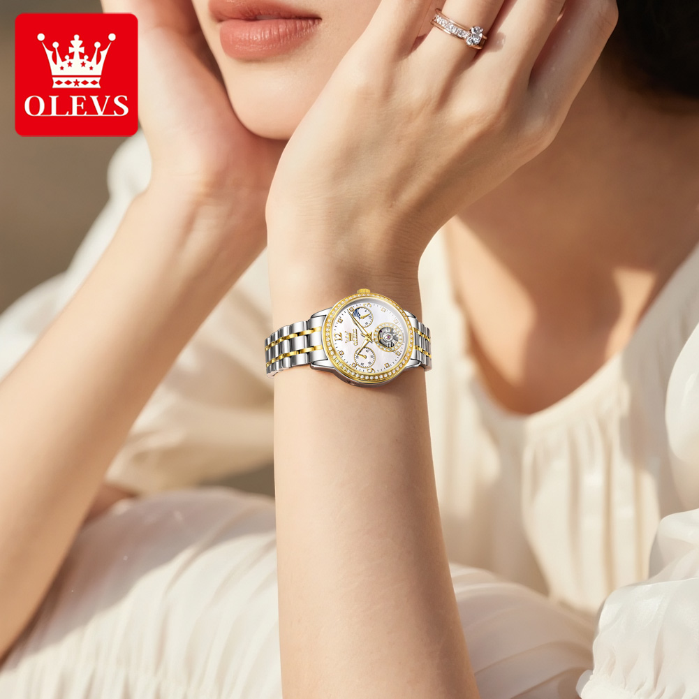 Montre automatique OLEVS pour  - Luxury Watch White avis et prix