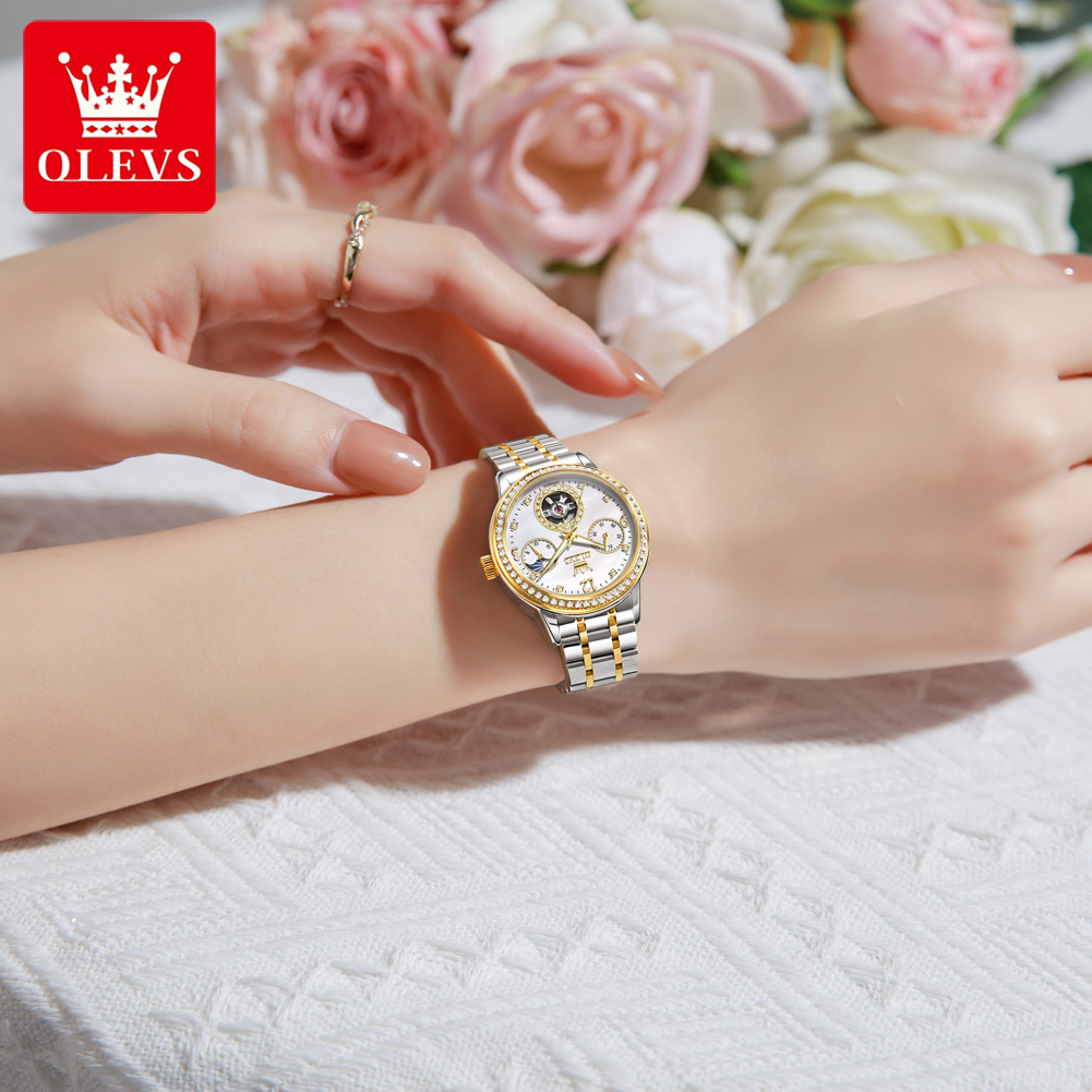 Montre automatique OLEVS pour  - Luxury Watch White avis et prix