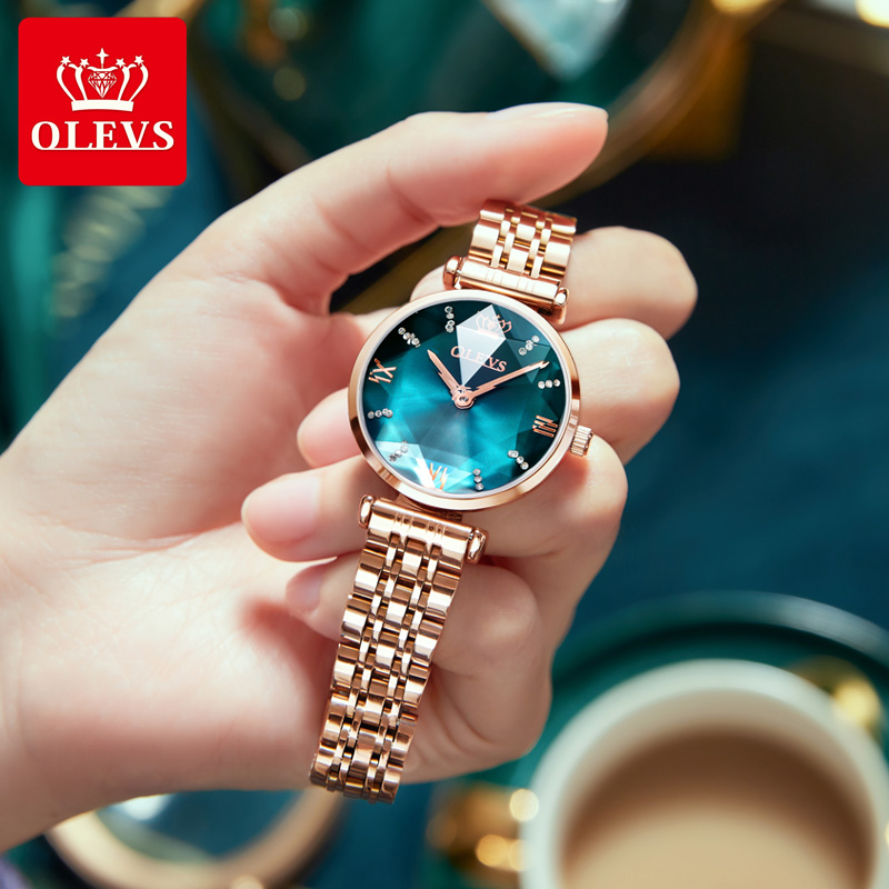 OLEVS-Montre à Quartz avec Bra - Luxury Watch Diamond avis et prix