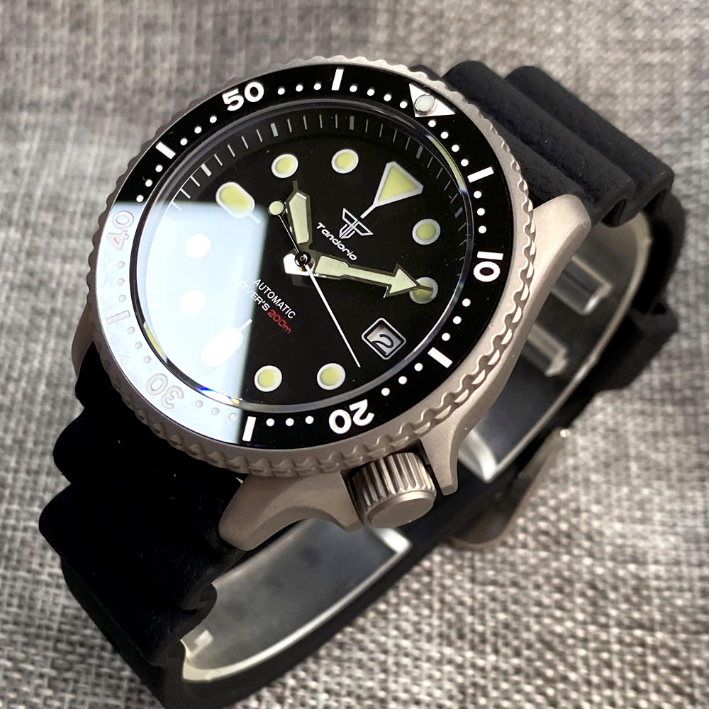 Titanium Diver NH35A noir auto - Titanium Sport Watch avis et prix