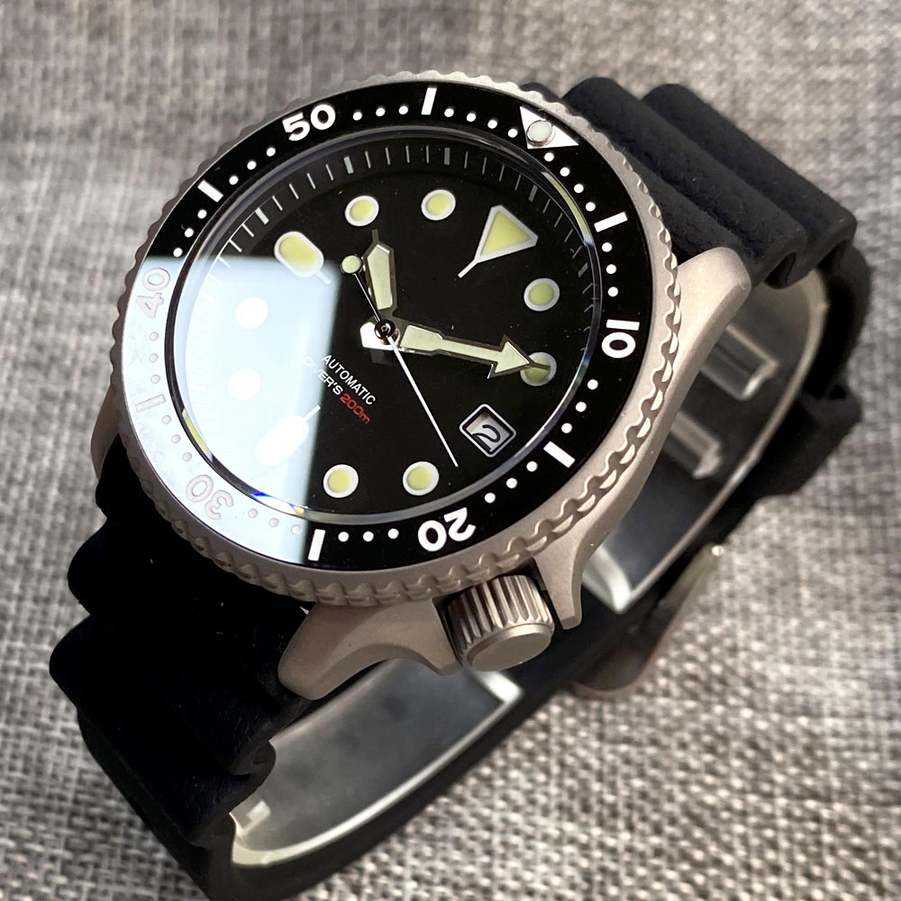 Titanium Diver NH35A noir auto - Titanium Sport Watch avis et prix