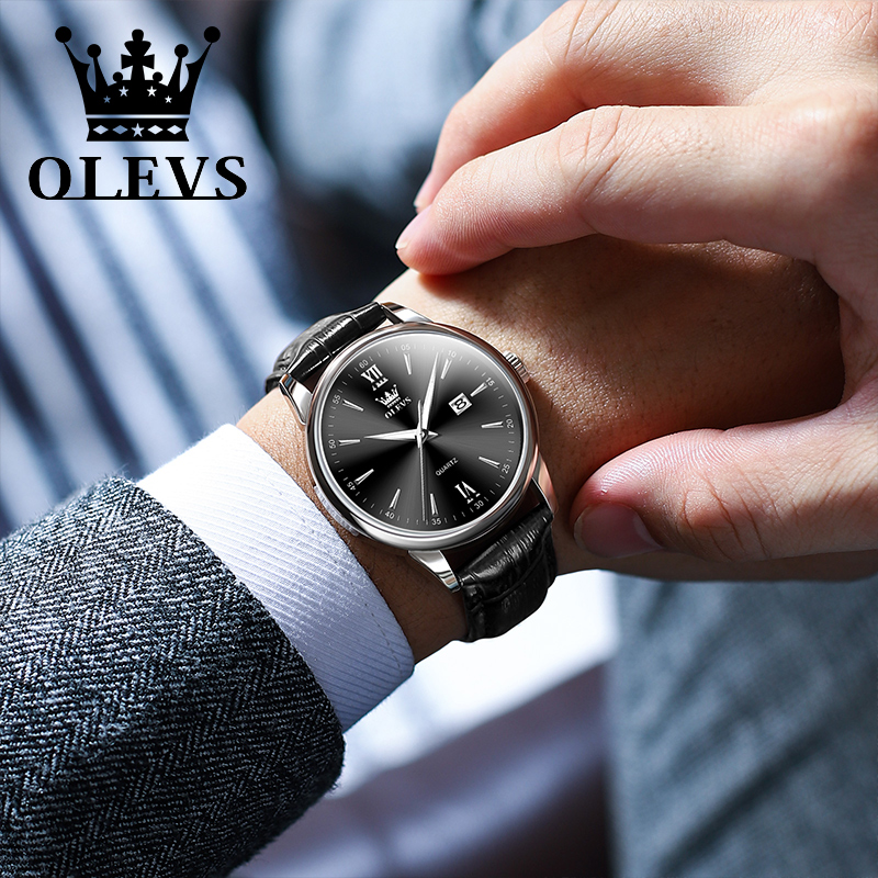 OLEVS-Montre à quartz pour hom - Luxury Watch Manufacturers avis et prix