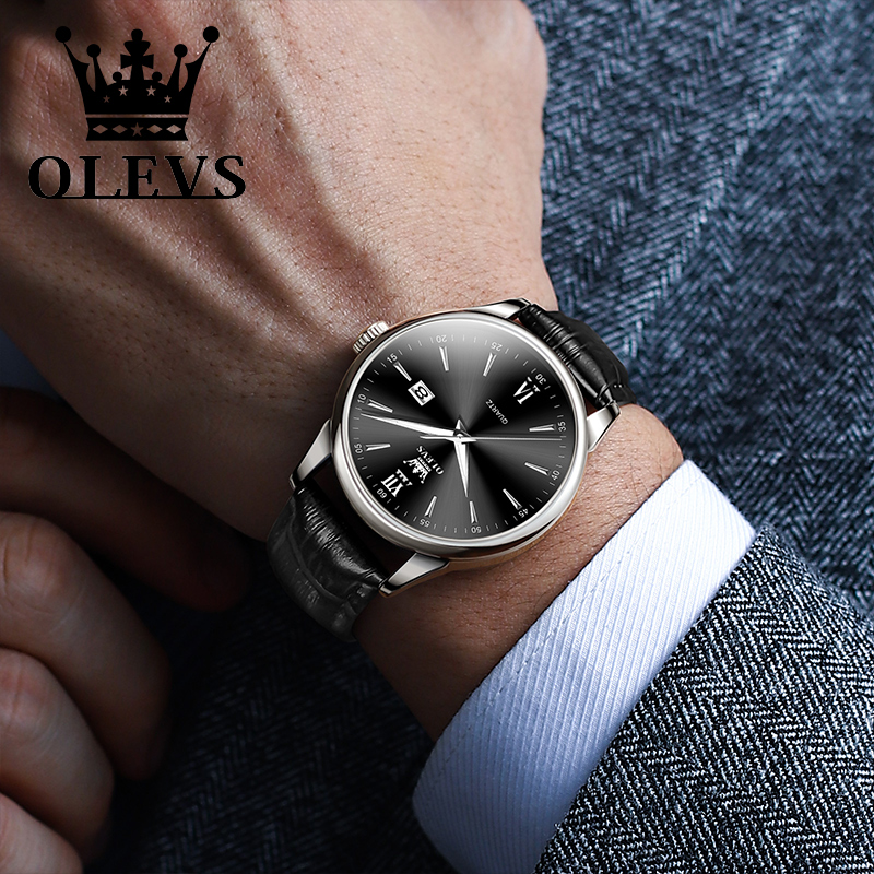 OLEVS-Montre à quartz pour hom - Luxury Watch Manufacturers avis et prix