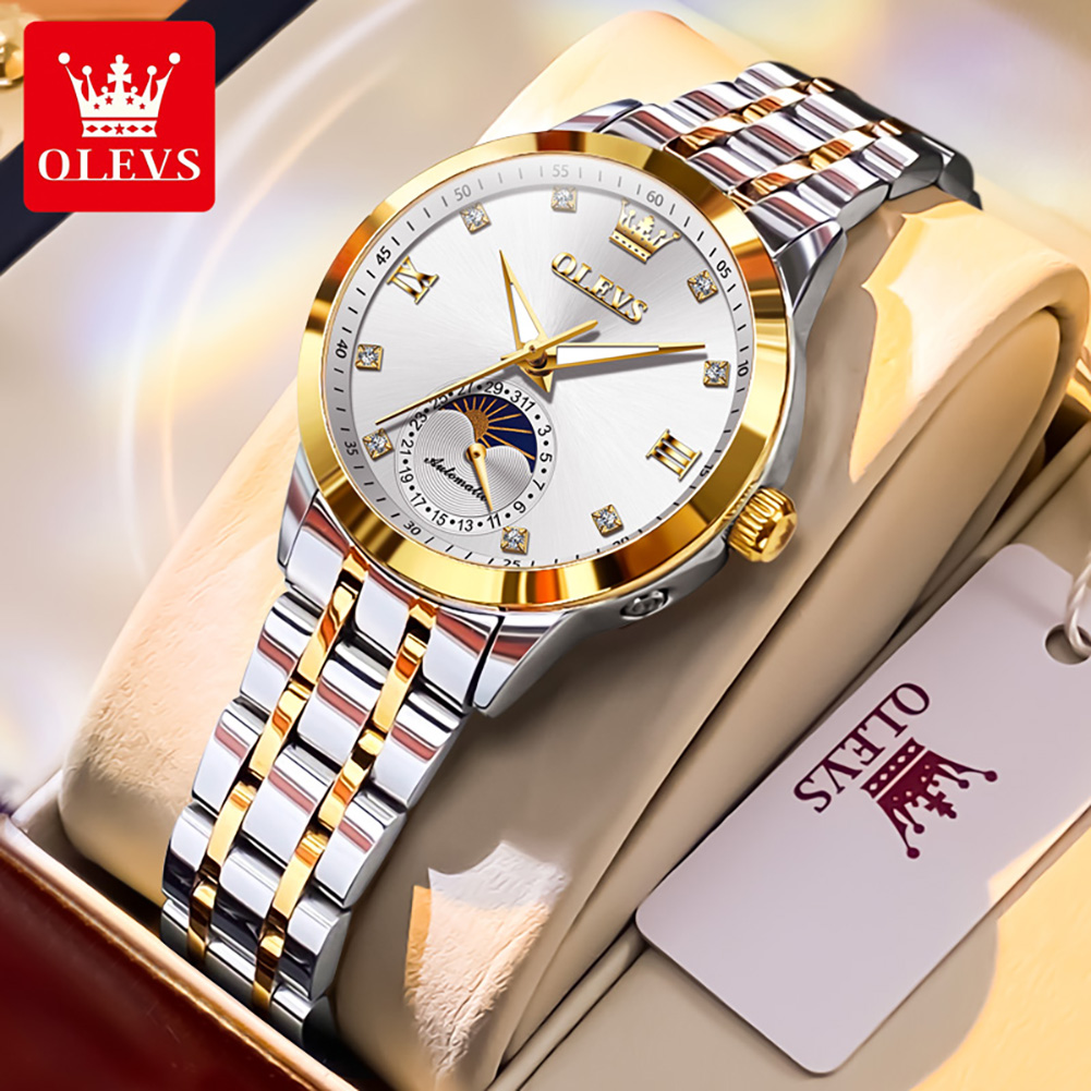 OLEVS 7041 Montre mécanique po - Luxury Watch Moon Phase avis et prix