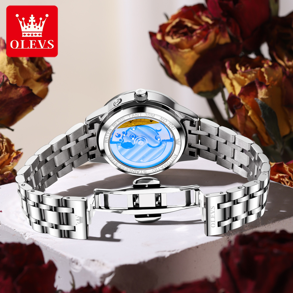 OLEVS 7041 Montre mécanique po - Luxury Watch Moon Phase avis et prix