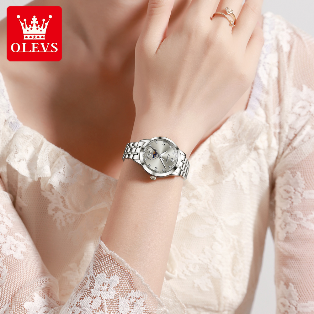 OLEVS 7041 Montre mécanique po - Luxury Watch Moon Phase avis et prix