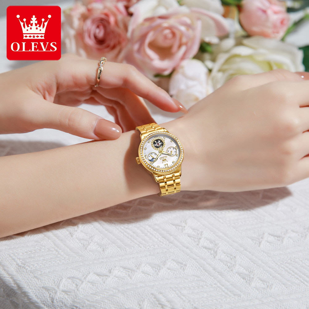 Montre automatique pour femme  - Luxury Watch Moon Phase avis et prix