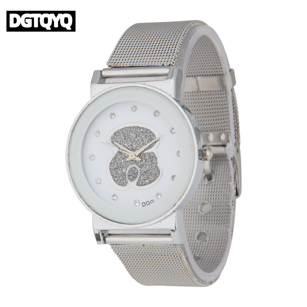 Dames de luxe noir blanc ours  - Luxury Watch White avis et prix