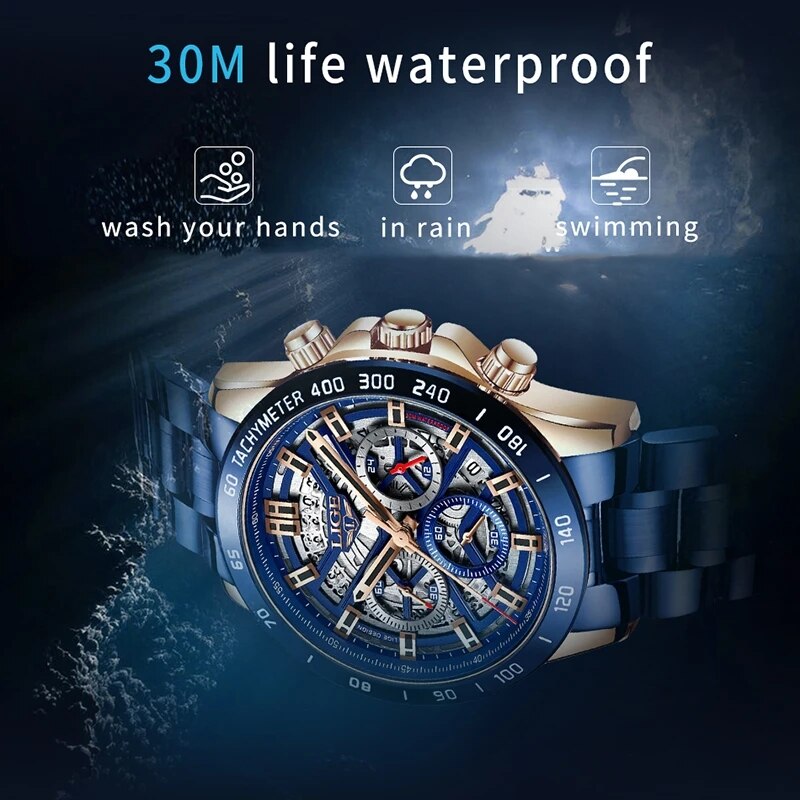 LIGE-Montre-bracelet à quartz  - Luxury Watch Manufacturers avis et prix