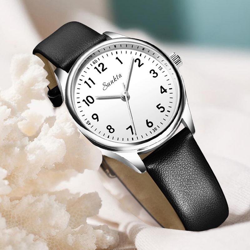 LIGE Simple femmes mode noir e - Luxury Watch White avis et prix