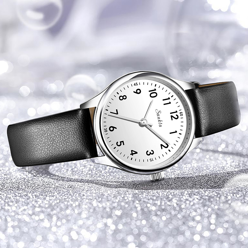 LIGE Simple femmes mode noir e - Luxury Watch White avis et prix