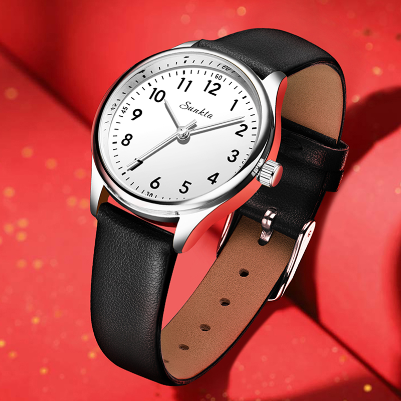 LIGE Simple femmes mode noir e - Luxury Watch White avis et prix