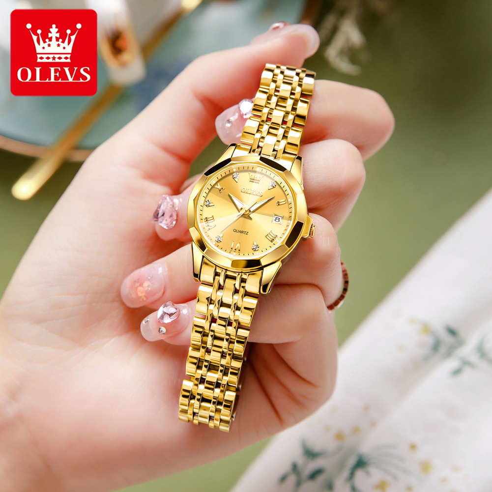 OLEVS mode montre dorée pour f - Luxury Watch Girl avis et prix