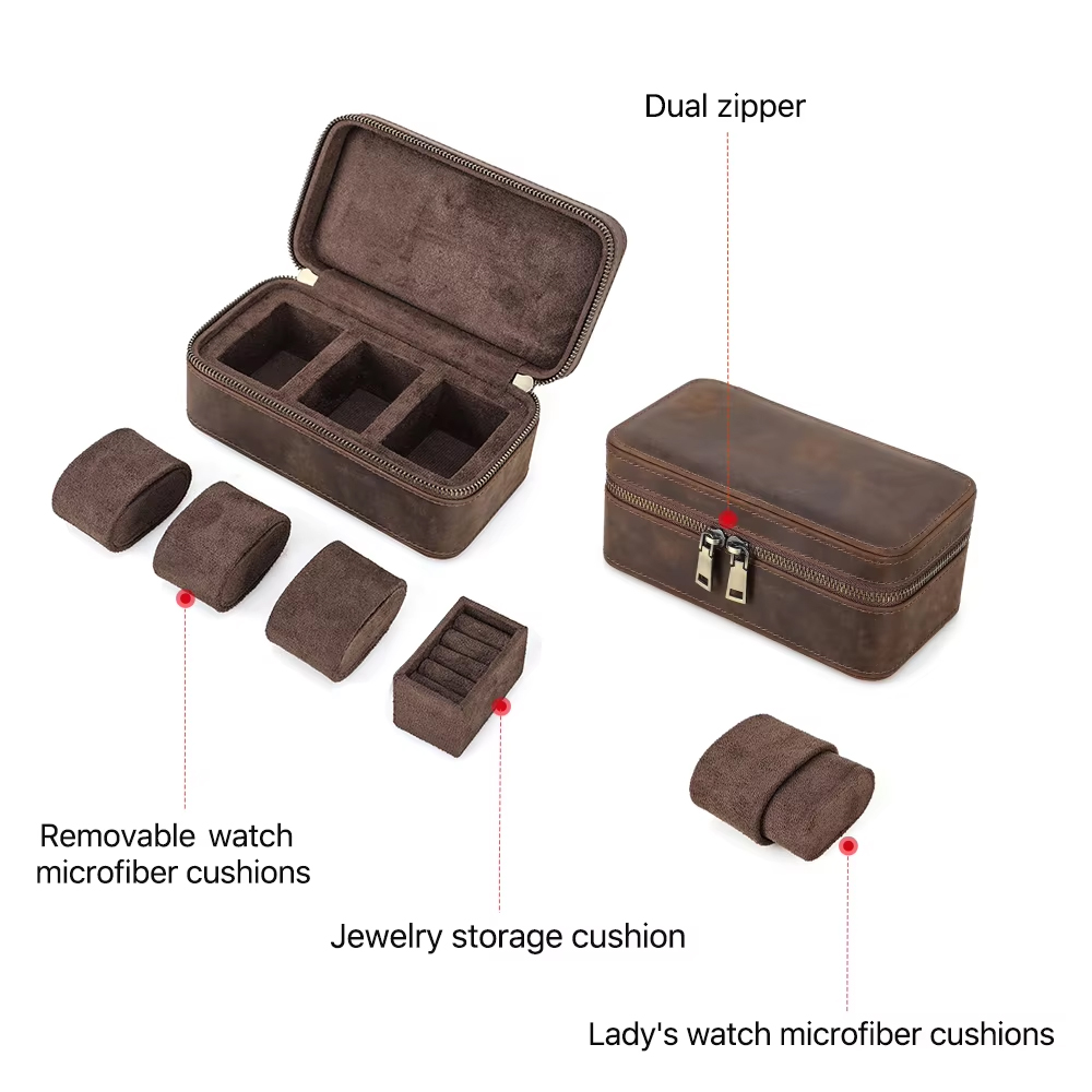 Boîte de rangement de luxe en  - Luxury Watch Travel Case avis et prix