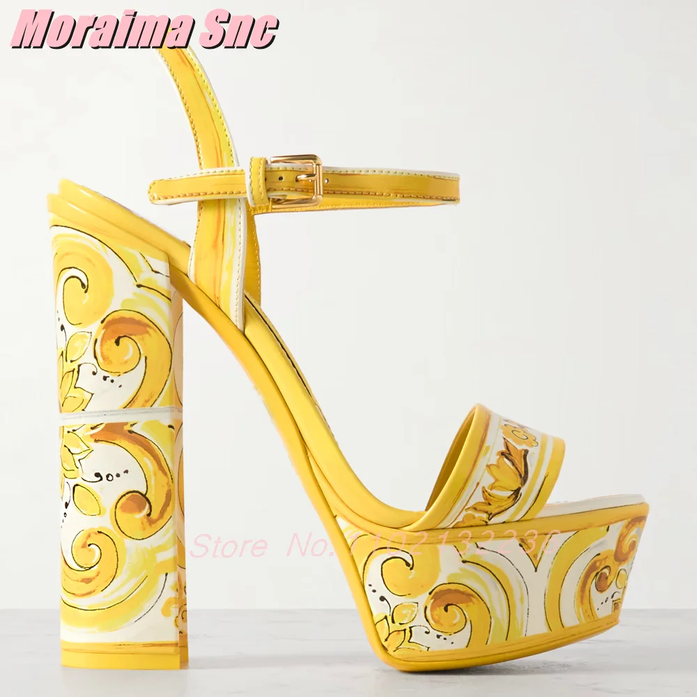 Sandales à plateforme imprimée - Luxury Watch Girl avis et prix