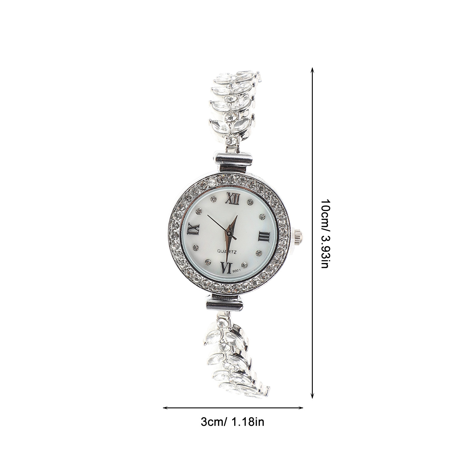 Montre à Quartz en Strass pour - Luxury Watch White avis et prix